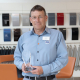 David Emms with the Archibalds Volvo Service Department Award