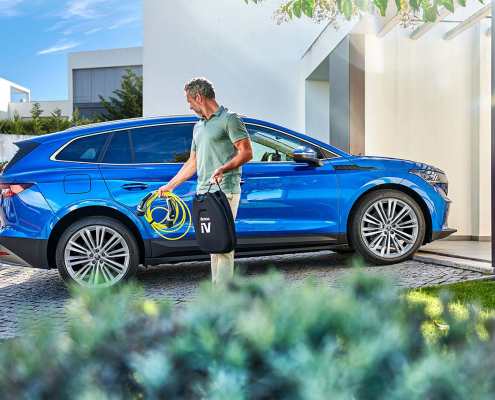 Skoda Enyaq charging
