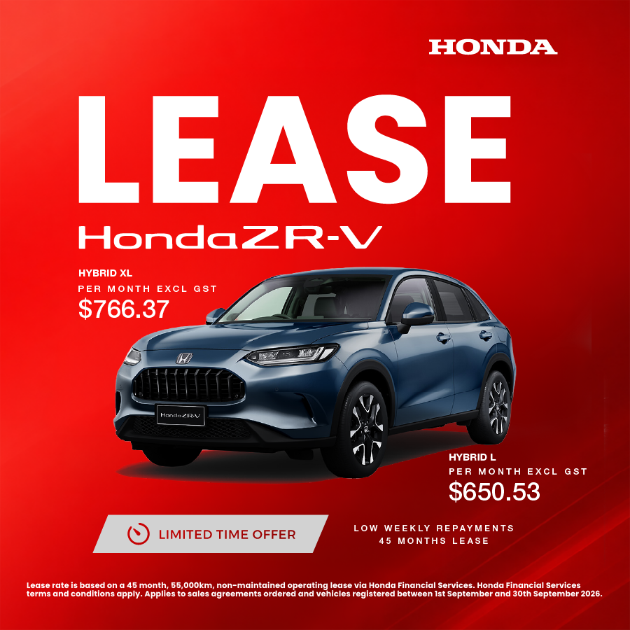 Honda NZ Leasing Offer ZR-V September